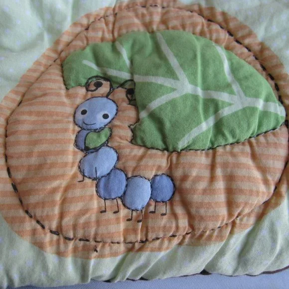 Vintage 90s Disney Winnie the Pooh Baby Comforter Patchwork Design Piglet Tigger